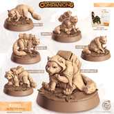 Redd The Red Panda 3D-printed model